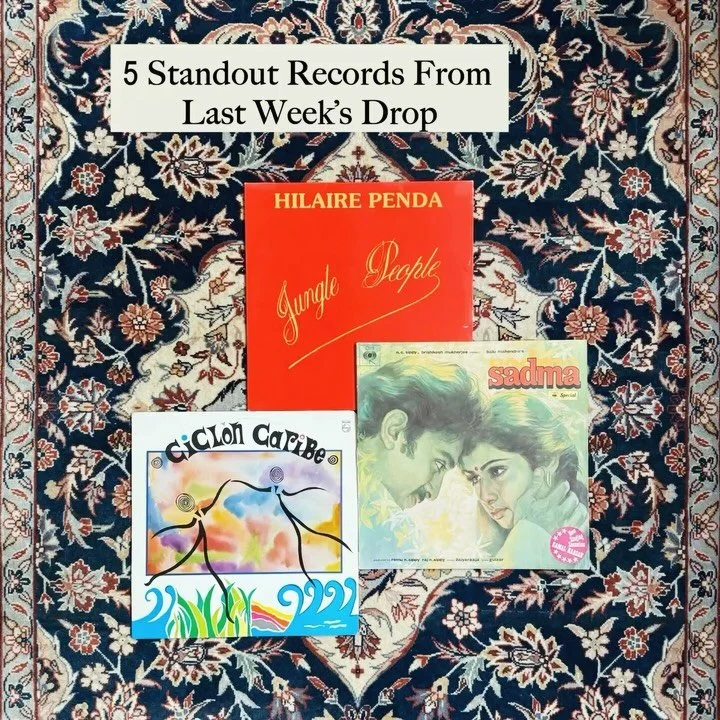 The best of last week&rsquo;s new arrivals.

Slide 1:
M&rsquo;Bamina - Kilowi-Kilowi (1982) 🇮🇹 
Brilliant Afro-funk dance floor bubbler, a record every DJ should have in their bag.
VG+/VG+ (&pound;45)

Slide 2:
Hilaire Penda - Jungle People (1985) 