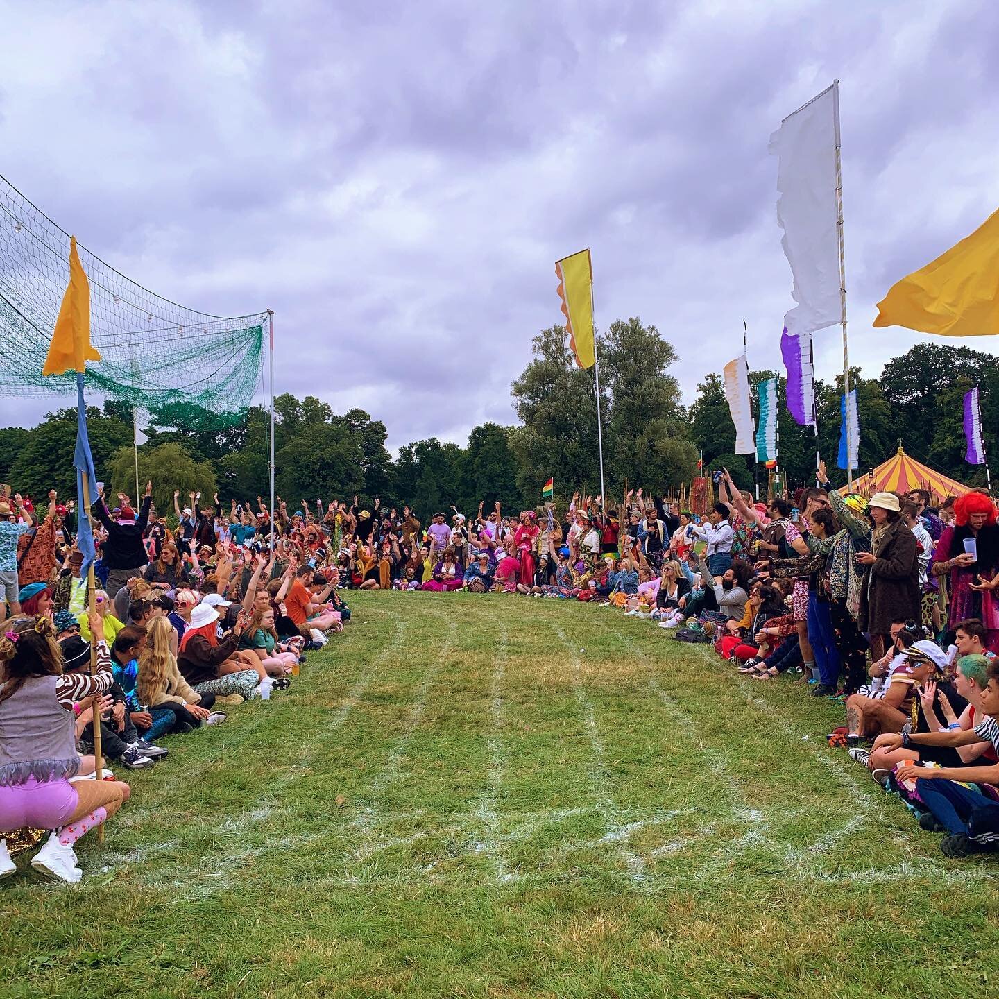 Well that was an epic first day at Shambino @shambalafest - we&rsquo;ve wanted to play with you lot for a long time now, and you did NOT disappoint- we can&rsquo;t wait to meet tomorrow&rsquo;s Shambolympics competitors!!