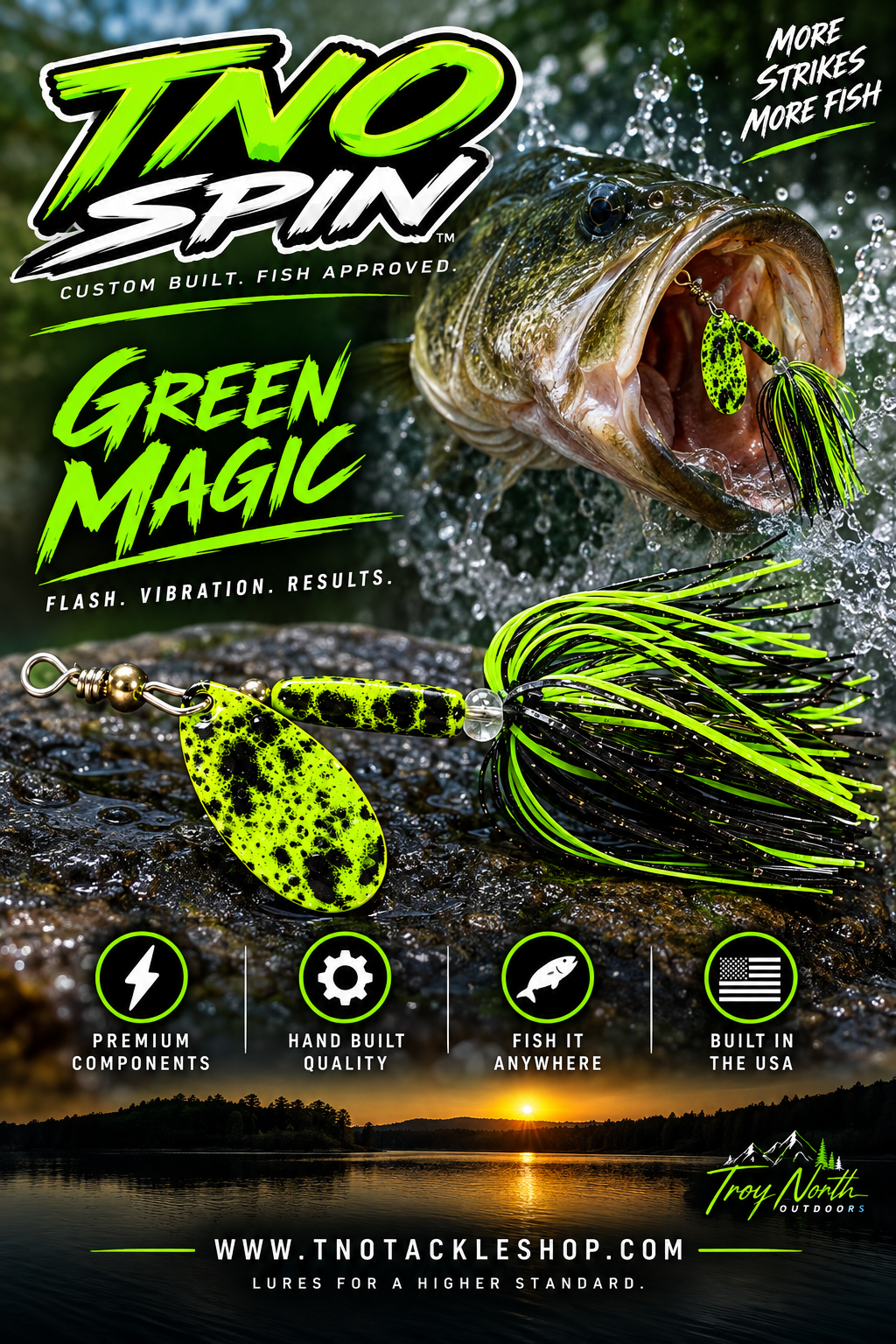 TNO Spin 2.0 Green Magic 1/2oz