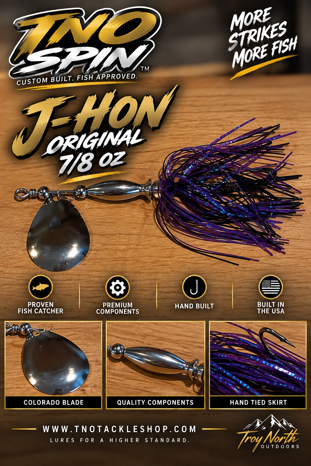 J-Hon Spinner 7/8 ounce