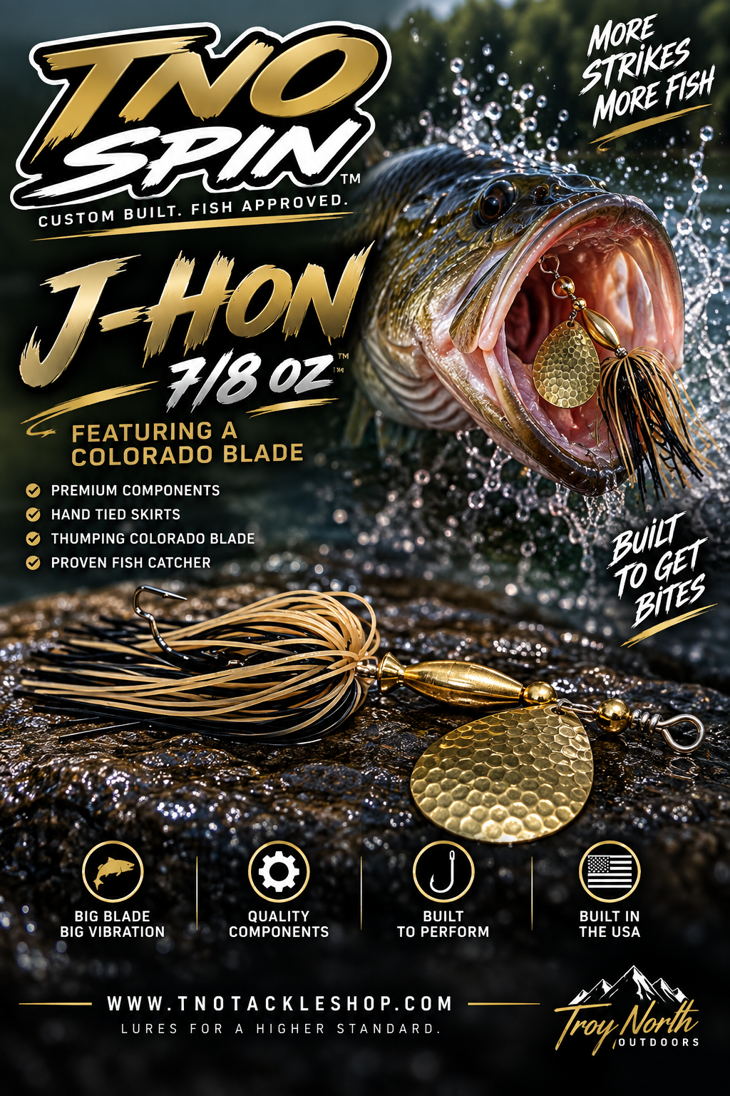 J-Hon Spinner 7/8 ounce Special Edition