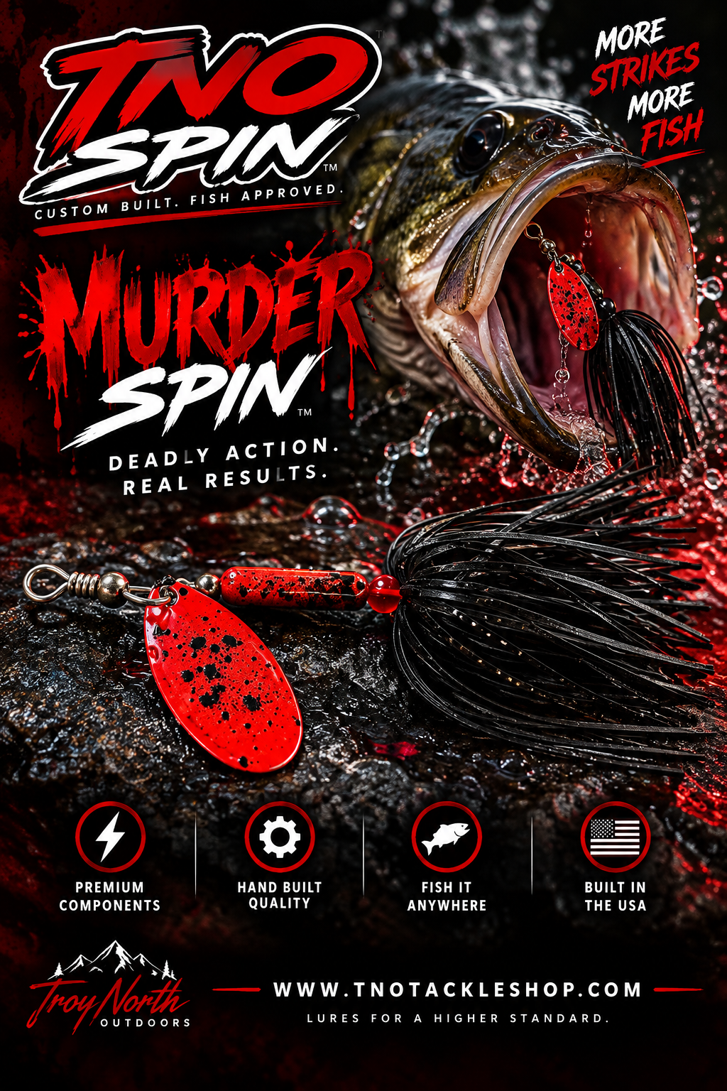 TNO Spin 2.0 Murder Spin 3/8 ounce
