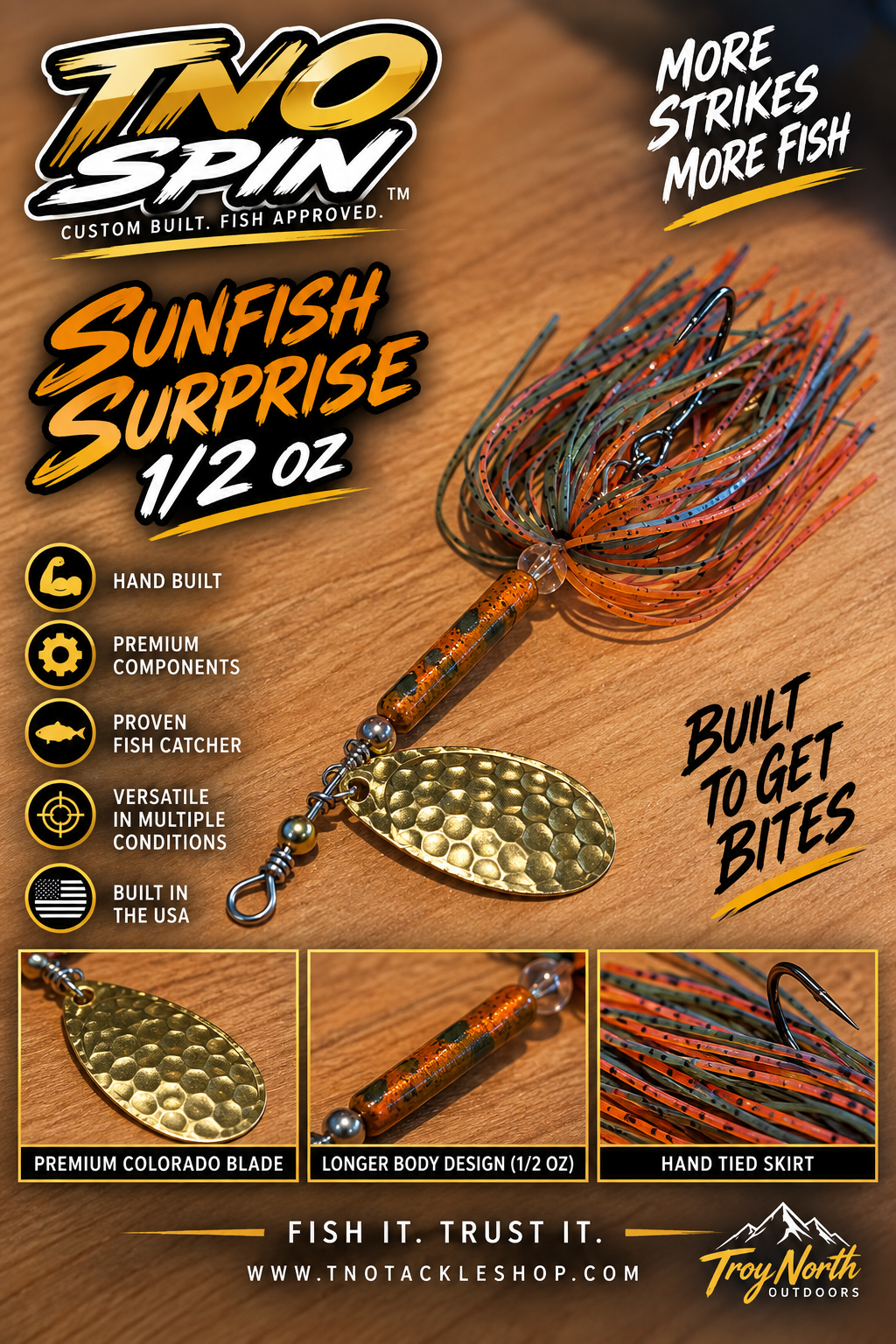 Sunfish Suprise 1/2 Ounce TNO Spin 2.0