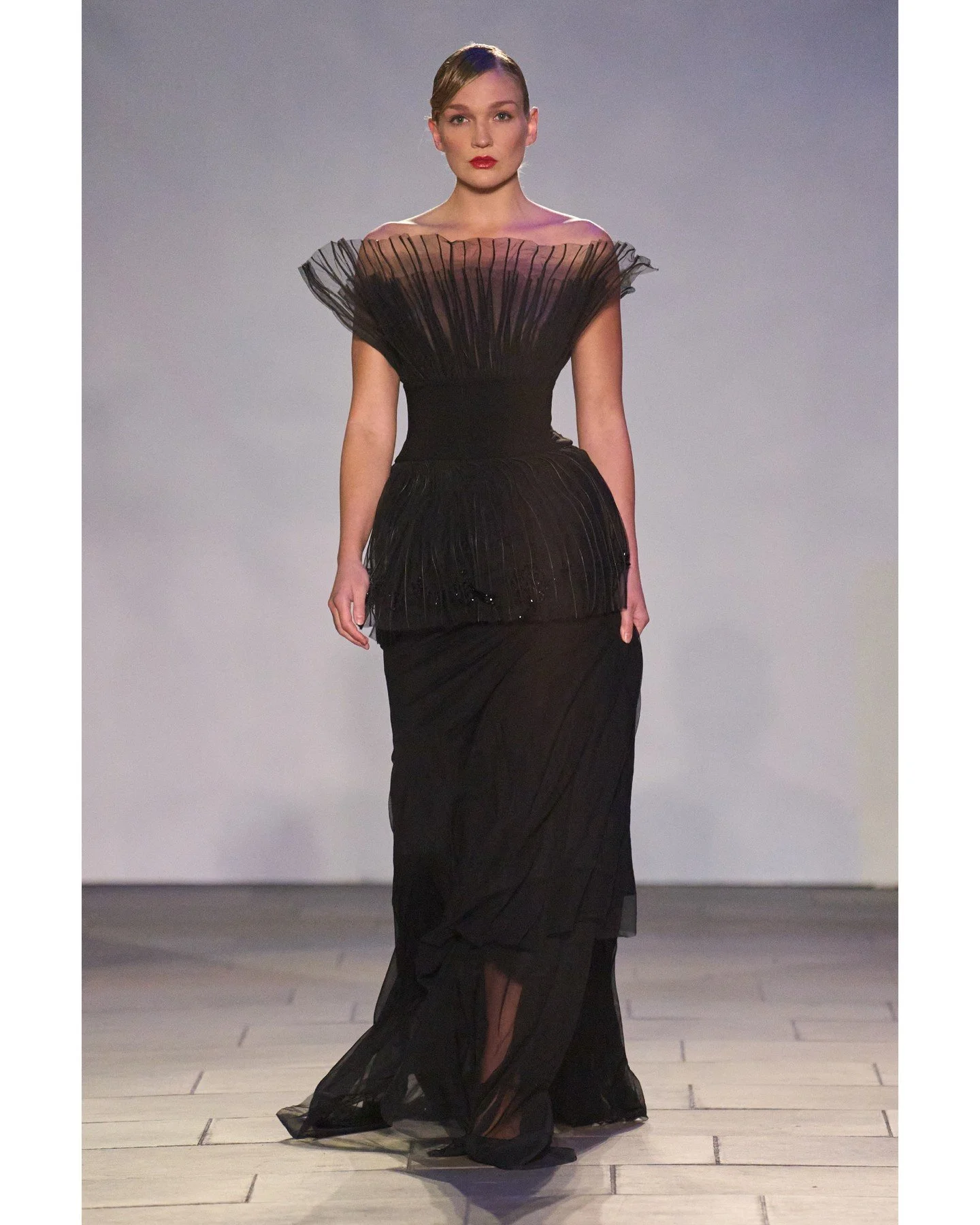 By reinterpreting traditional crafts for the global stage, Nilaj celebrated artisanship while pushing heritage into the future. Her collection stood out as a tribute to detail, memory, and cultural storytelling, balancing precision tailoring with poe