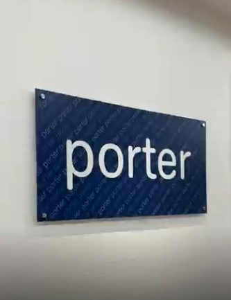Porter Airlines, Toronto. Themed UV Painting.