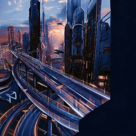 Crystal City -  Augmented Reality Print