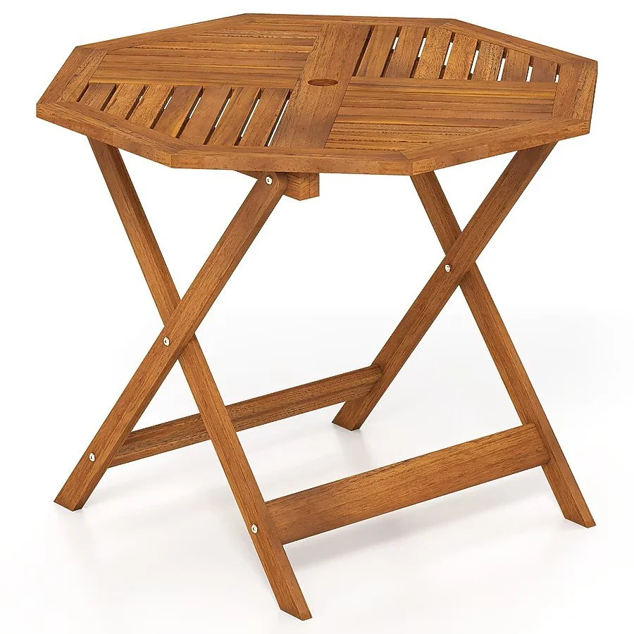Wooden Octagon Table | $35
