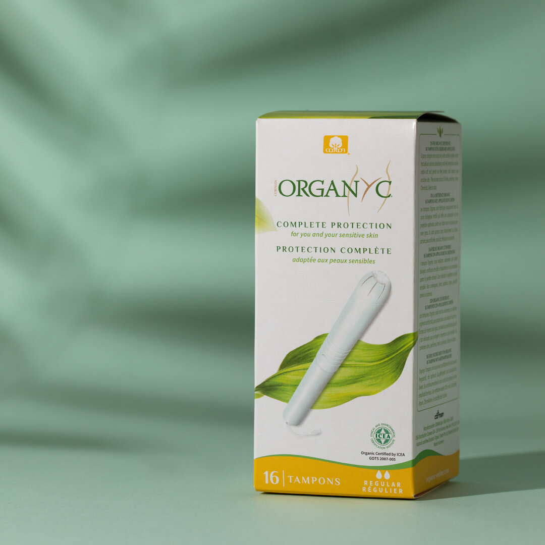 The Organyc organic cotton cardboard applicator tampon is ideal for anyone who wants to avoid using synthetic materials in their period products. The Organyc tampon is made from 100% pure certified organic cotton with an organic cotton absorbent core