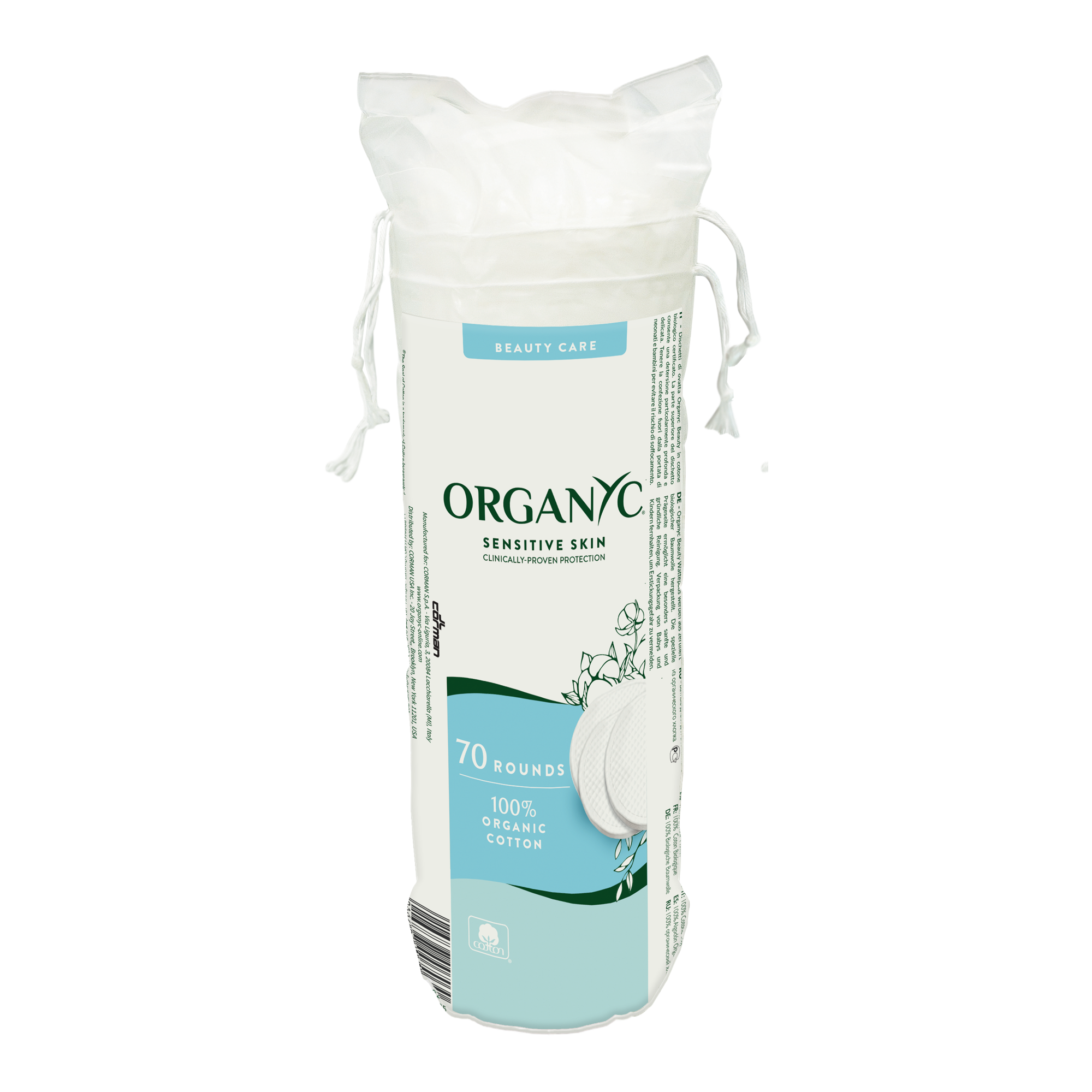 Organyc 100% Organic Cotton Beauty Round Pads (biodegradable)