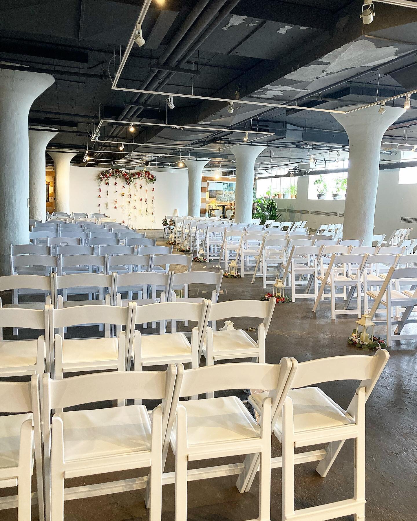 All the congratulations @mojojojojohnson and Gus!We&rsquo;re so thrilled you celebrated your lovely wedding ceremony and reception at @78ststudios ❤️

pictured: Ramp Level ceremony, smARTspace reception