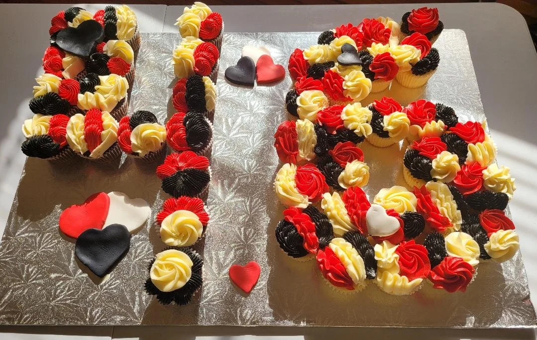 Double Digit (number) Cupcake Board