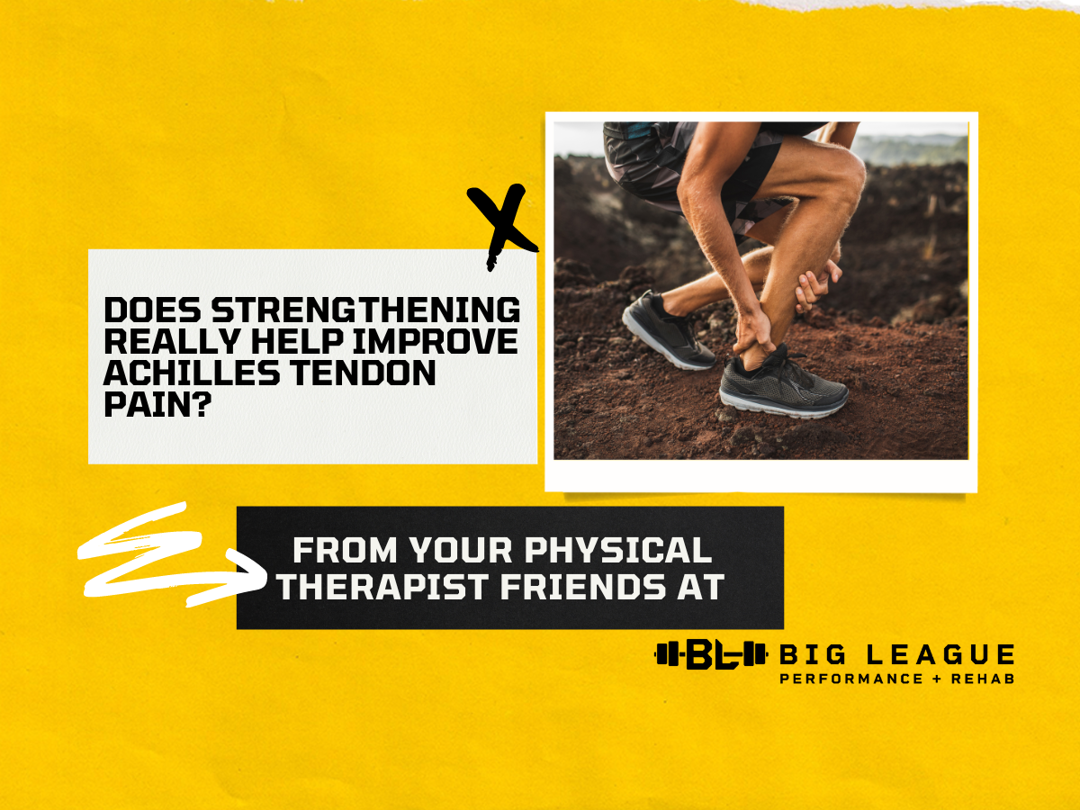 Does Strengthening Really Help Improve Achilles Tendon Pain?