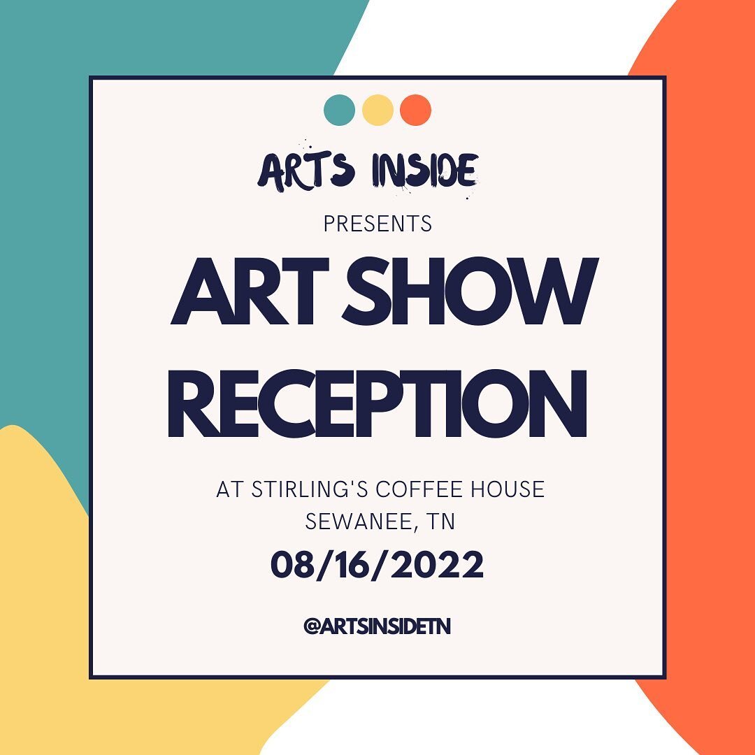 We are excited to announce we will be having a reception for our current art show at Stirling&rsquo;s Coffee House in Sewanee, Tennessee. The show will feature work made by artists at the Grundy and Maury county jails. Food and drinks will be provide