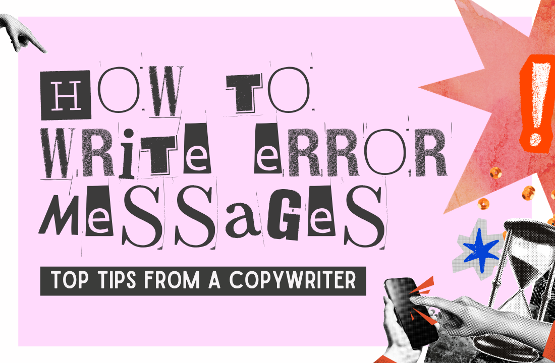How to Write Error Message Copy