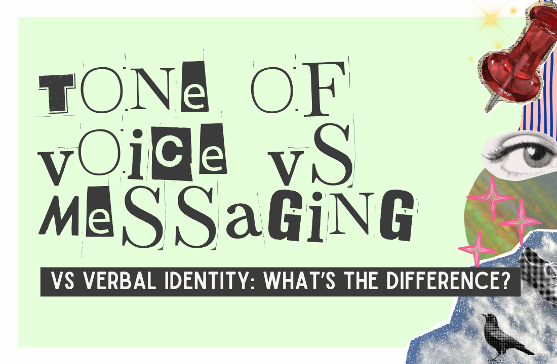 Verbal Identity vs Tone of Voice vs Messaging Framework: What's the Difference?