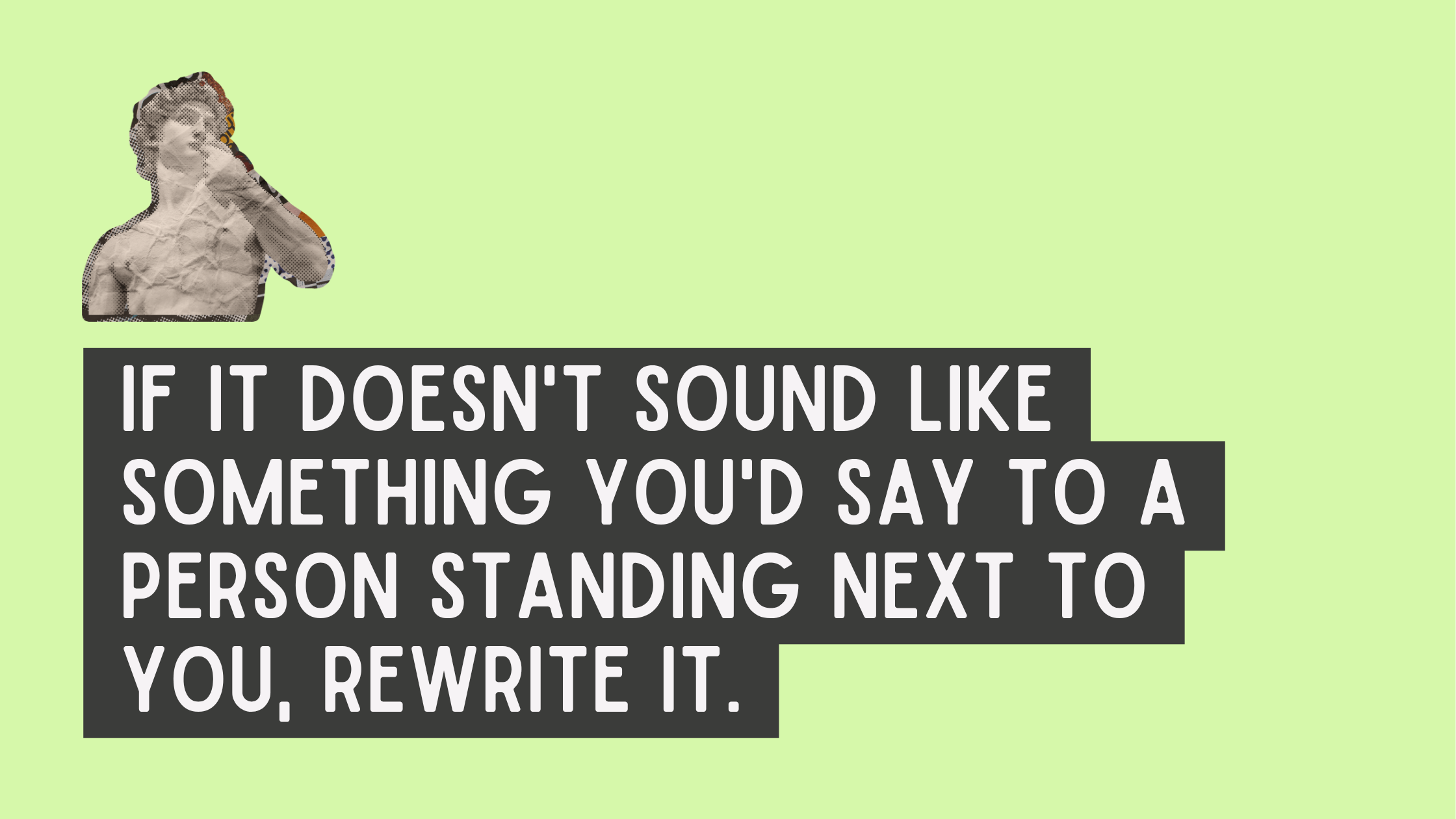 How to write error message copy