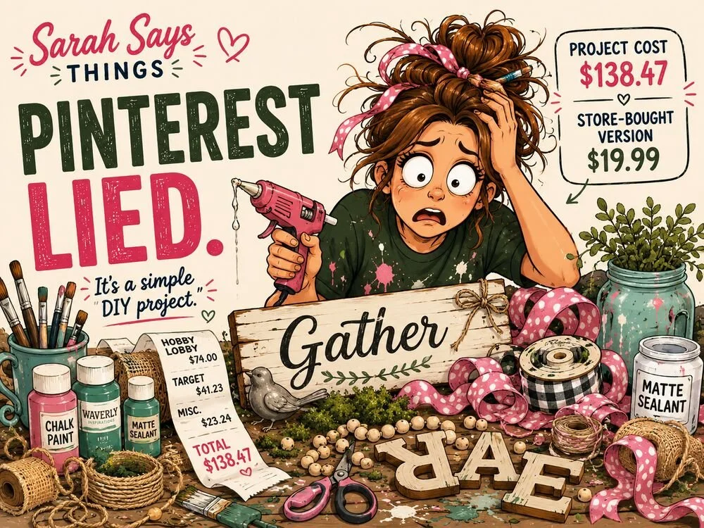 The Sarah Says Things Podcast: Pinterest Lied.