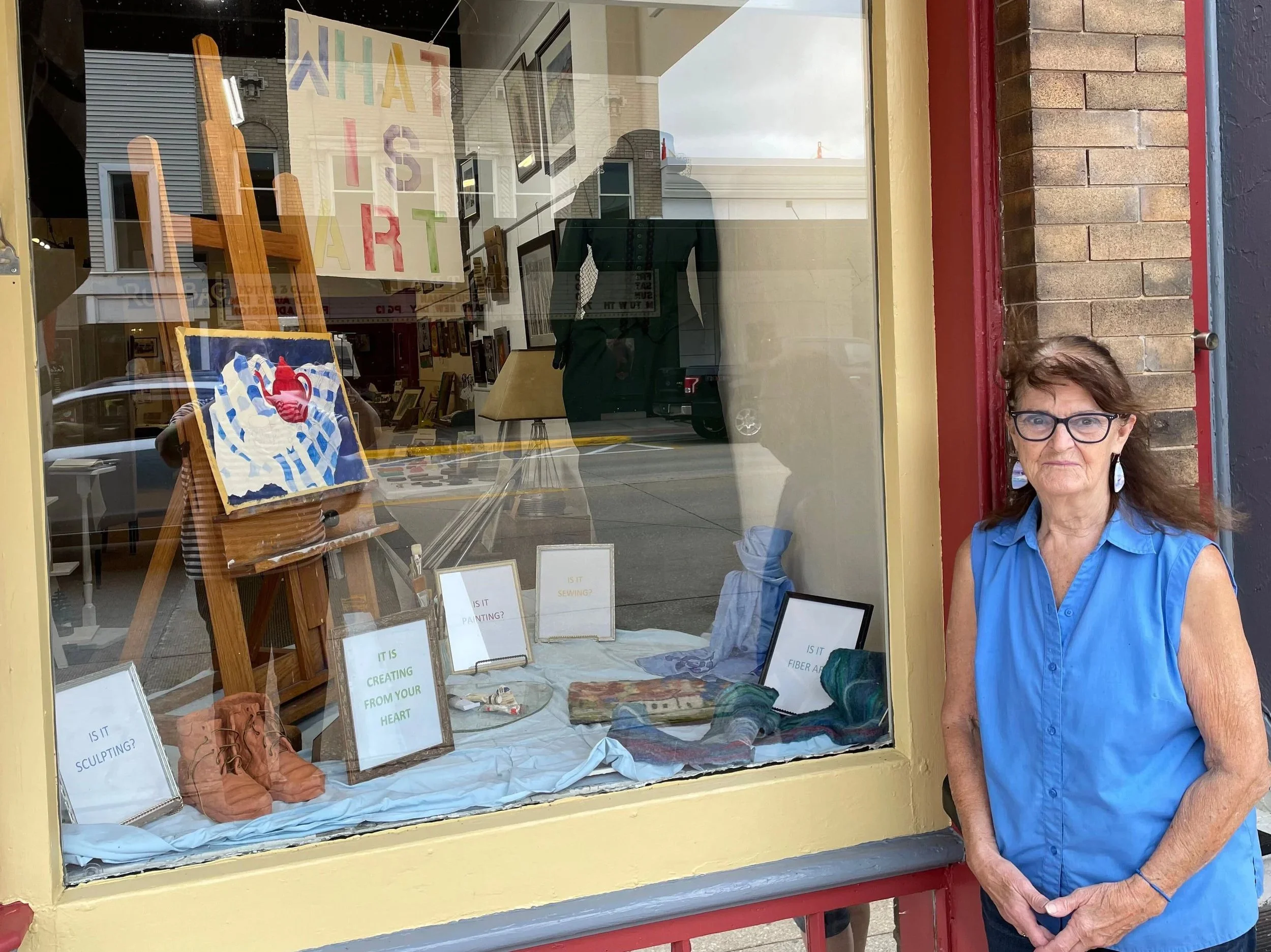 RutabagA Window Features Art by Karen Stewart Casper
