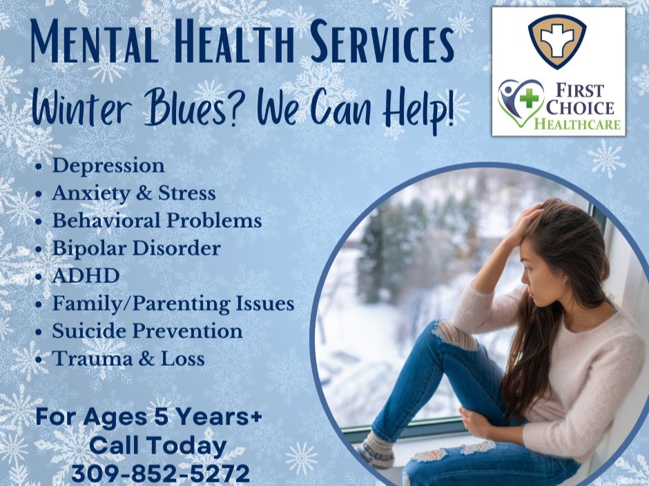 Health Department &amp; First Choice Healthcare Mental Health Staff Address the “Winter Blues