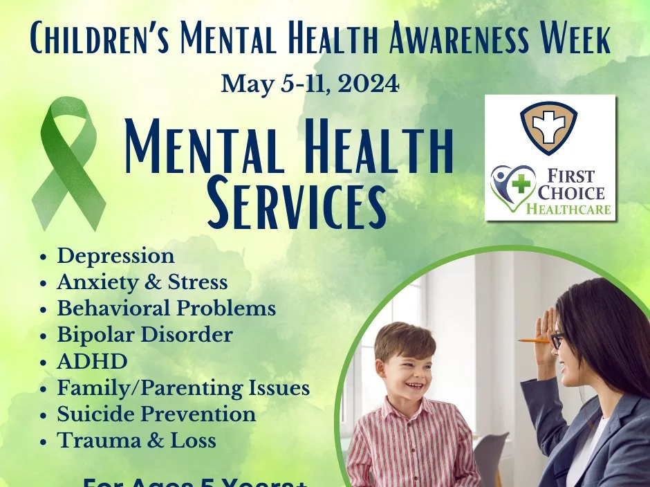The Henry &amp; Stark County Health Department &amp; First Choice Healthcare Note Children’s Mental Health Week, May 5th-11th