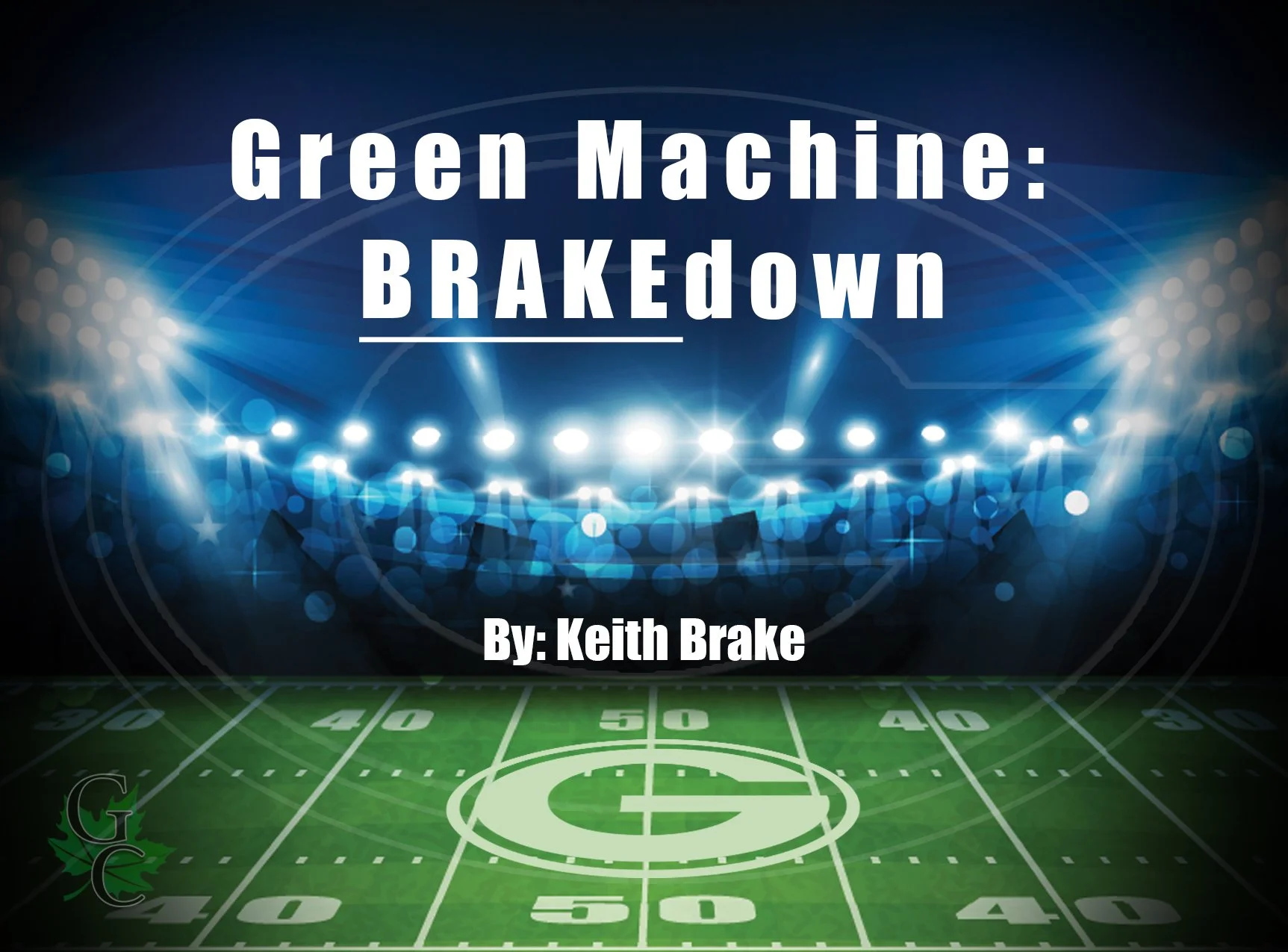 Green Machine:  BRAKEdown - Weinzierl