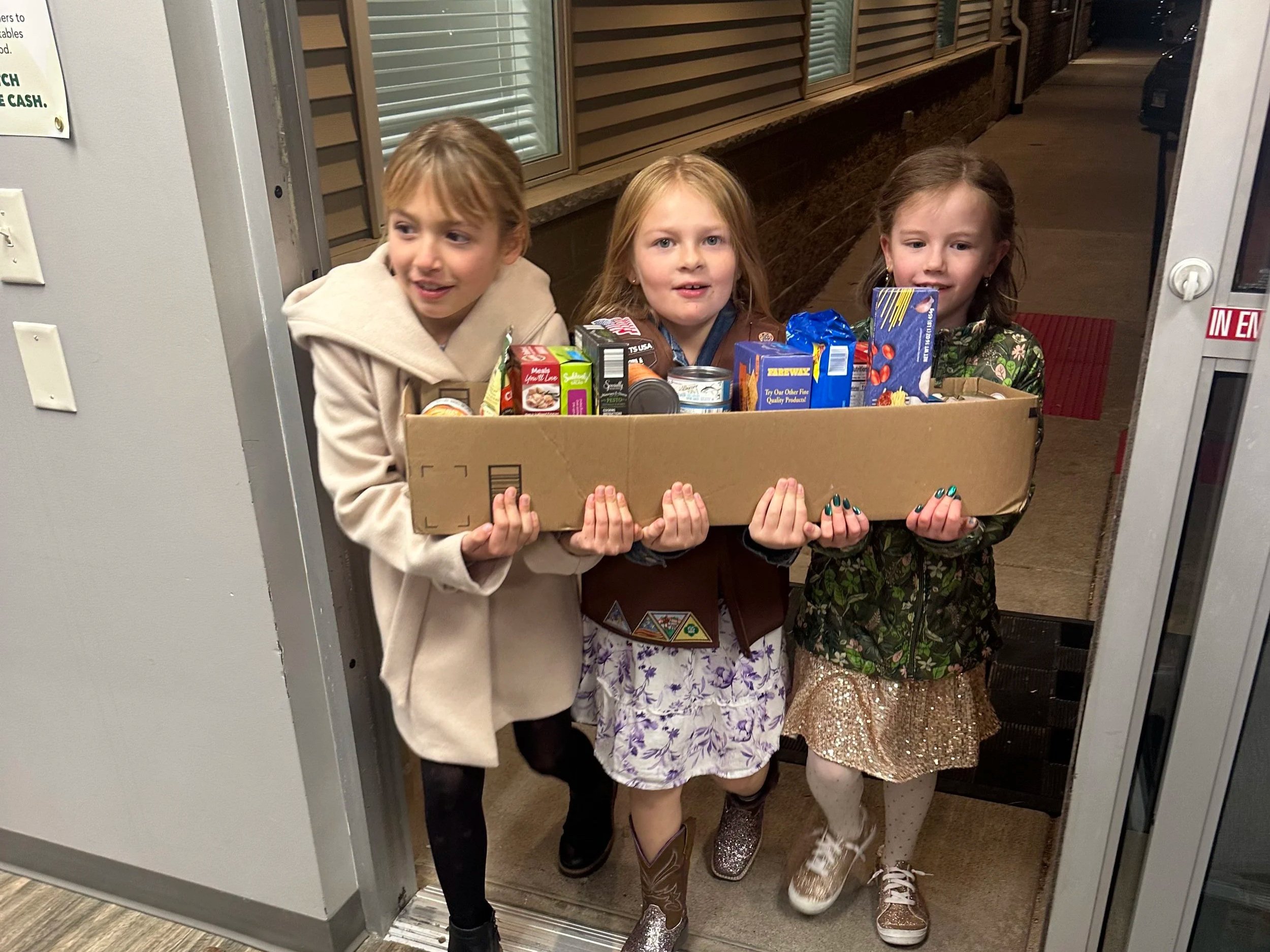 Girl Scouts go 'Scouting for Food'
