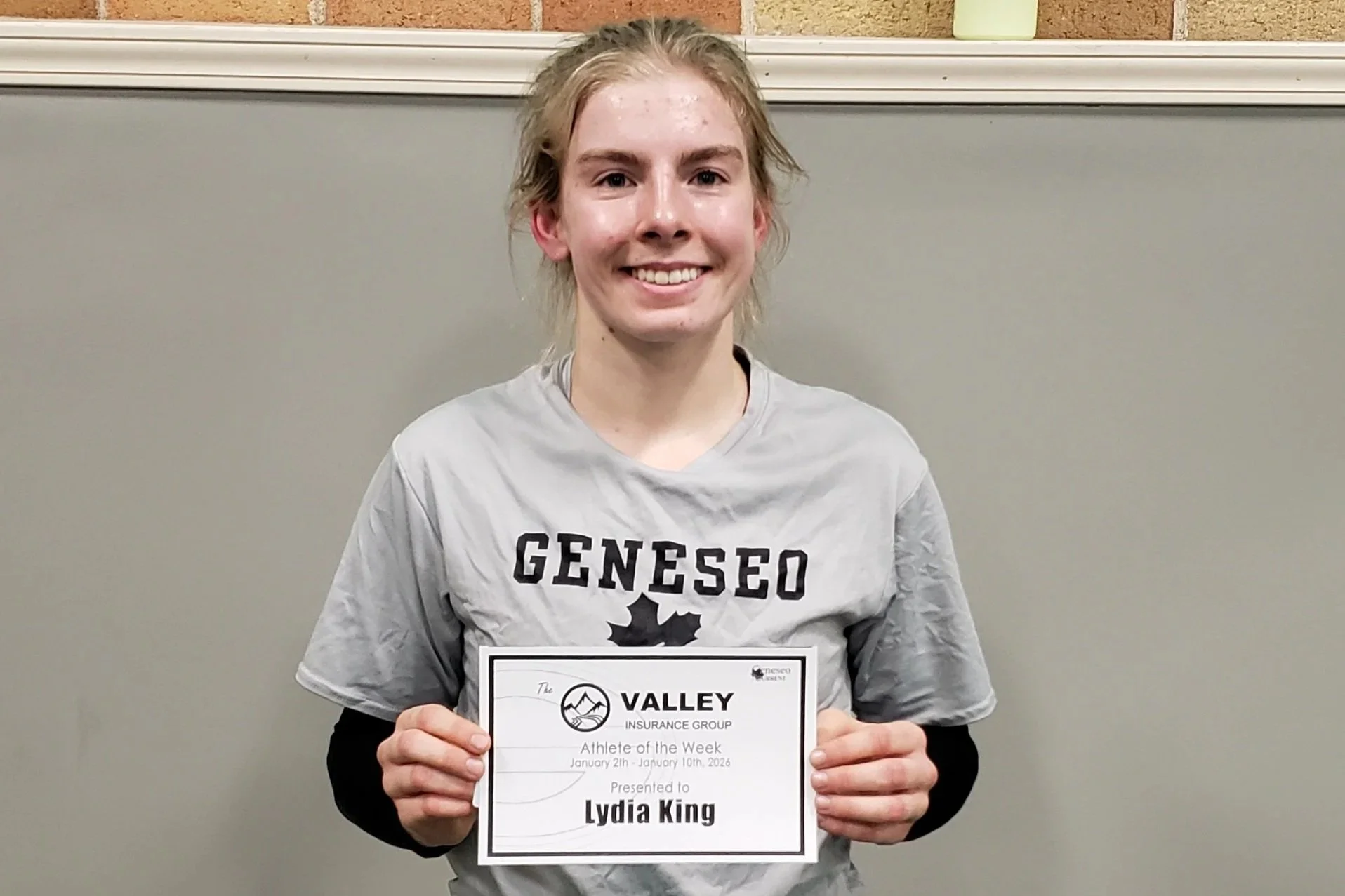 AOTW: Lydia King Wins Valley Insurance Athlete Of The Week!