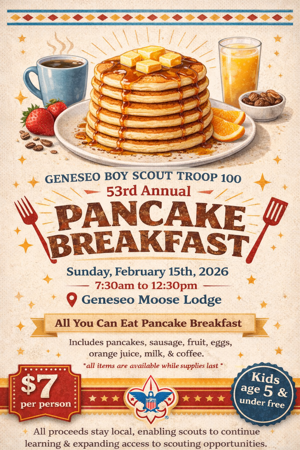 Boy Scouts Pancake Breakfast