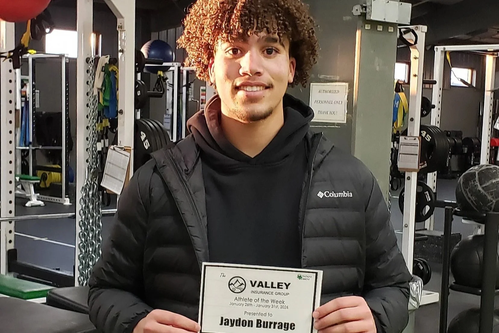 AOTW: Jaydon Burrage Wins Valley Insurance Athlete Of The Week!