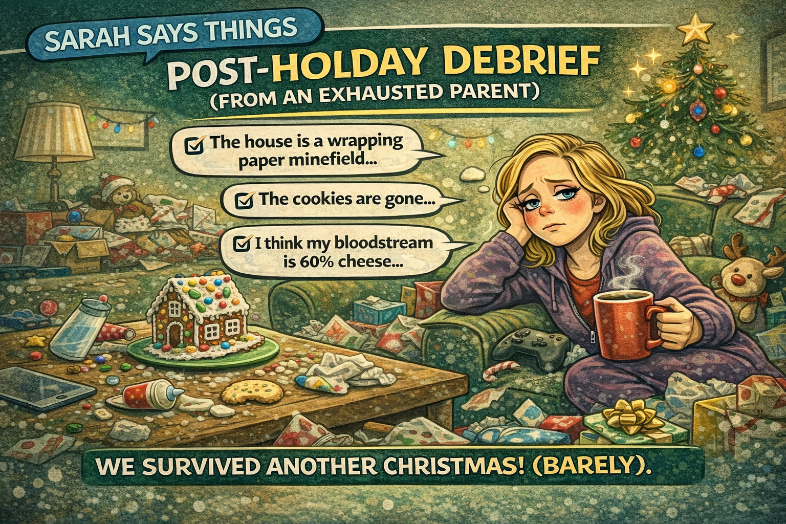Sarah Says Things: Post-Holiday Debrief (From an Exhausted Parent)