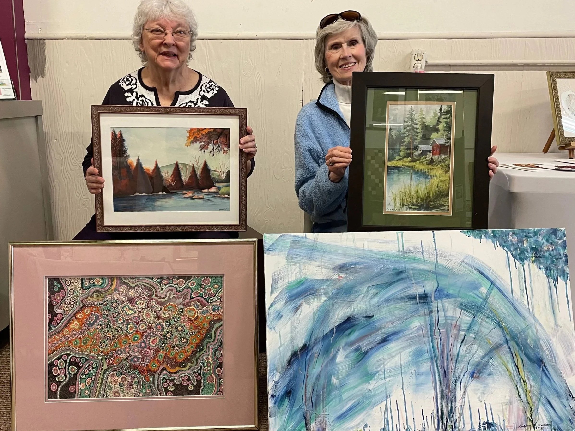 Paintings from RutabagA Members for WQPT Fundraiser