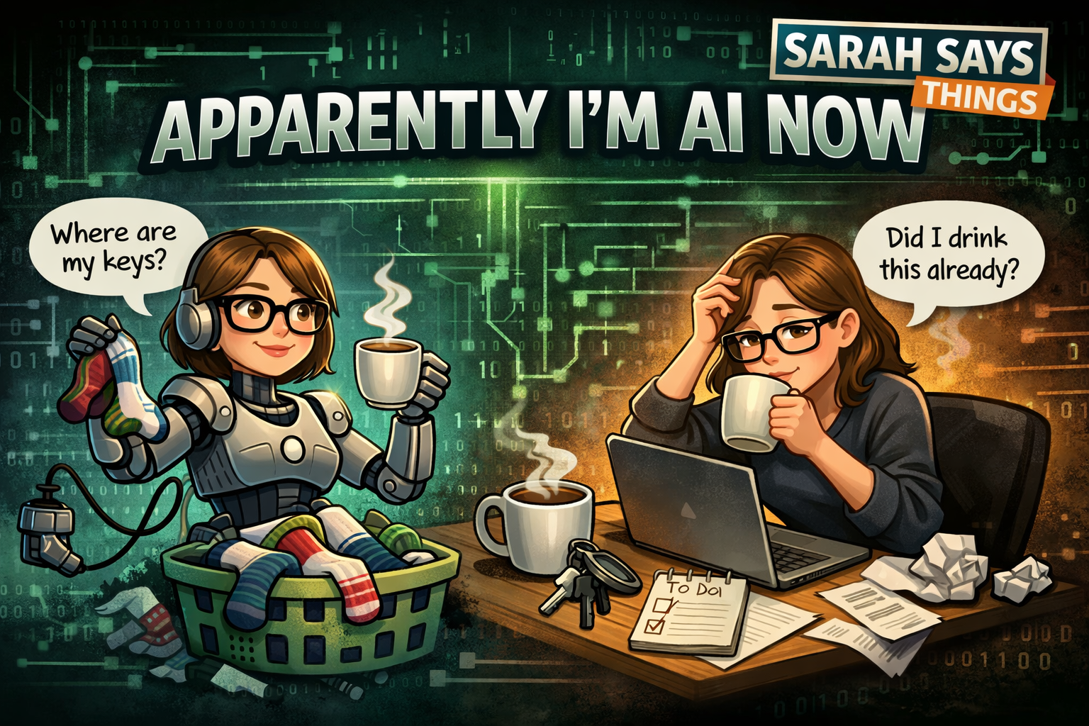 Sarah Says Things: Apparently I’m Artificial Intelligence Now