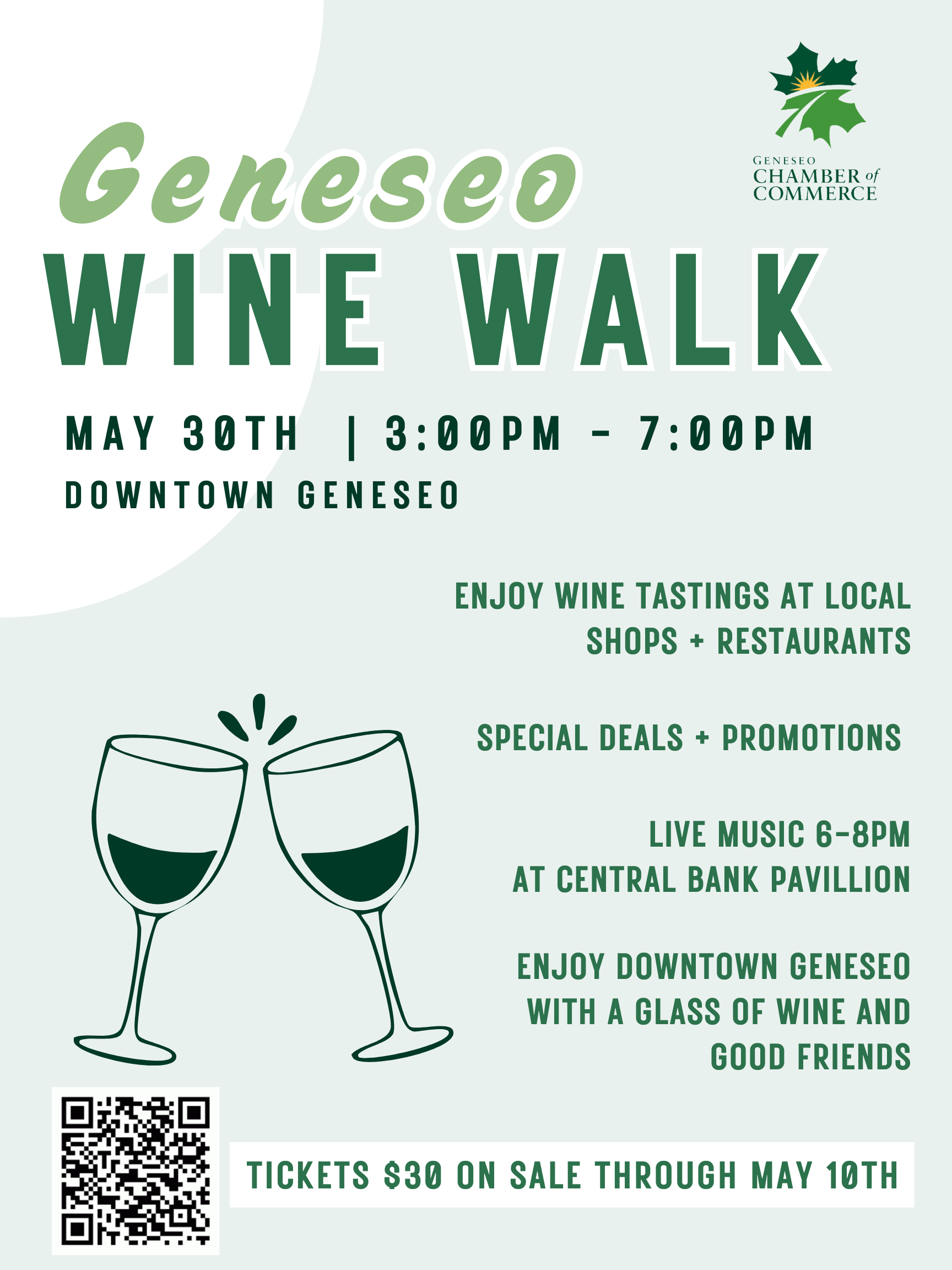 Geneseo Wine Walk Set to Debut May 30 in Downtown District