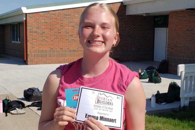 AOTW: Emma Minnaert Wins Durian Builders Athlete Of The Week!