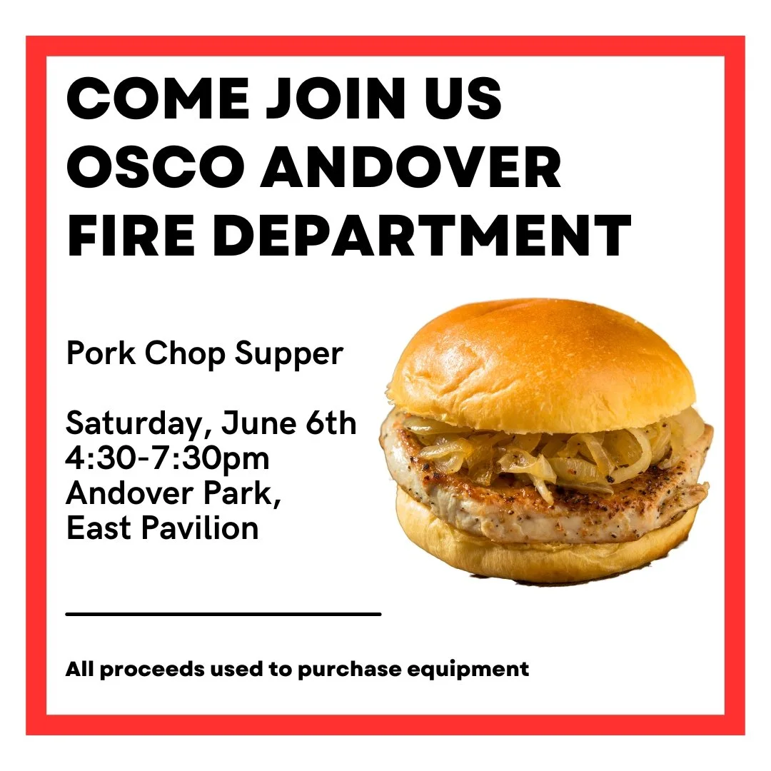 Osco-Andover Fire Department Pork Chop Supper
