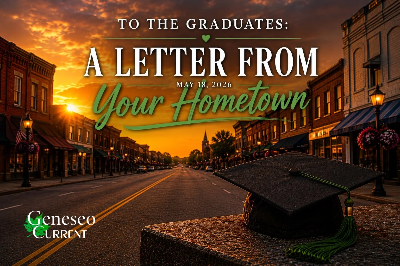 To the Graduates: A Letter From Your Hometown