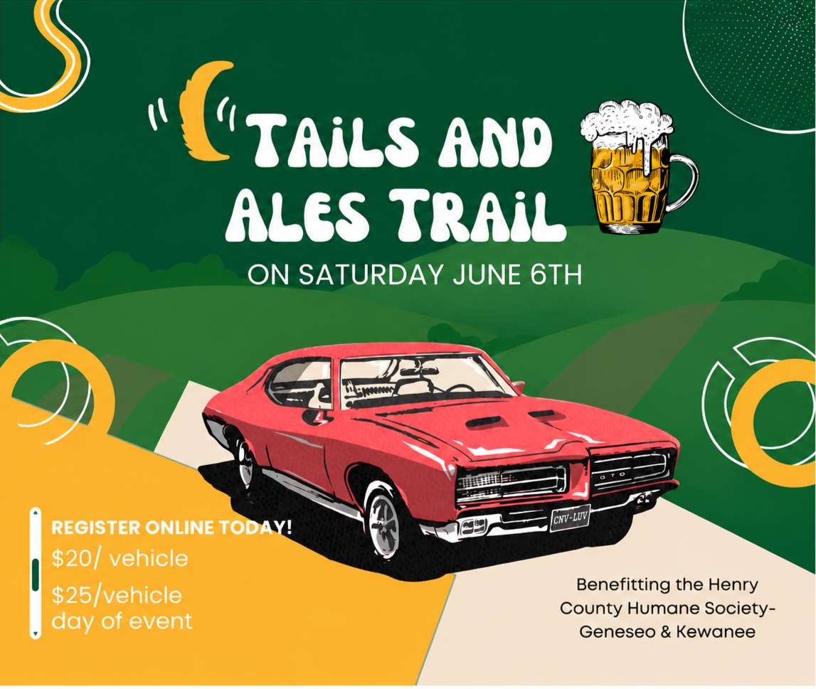 Tails and Ales Trail to Benefit Henry County Humane Society