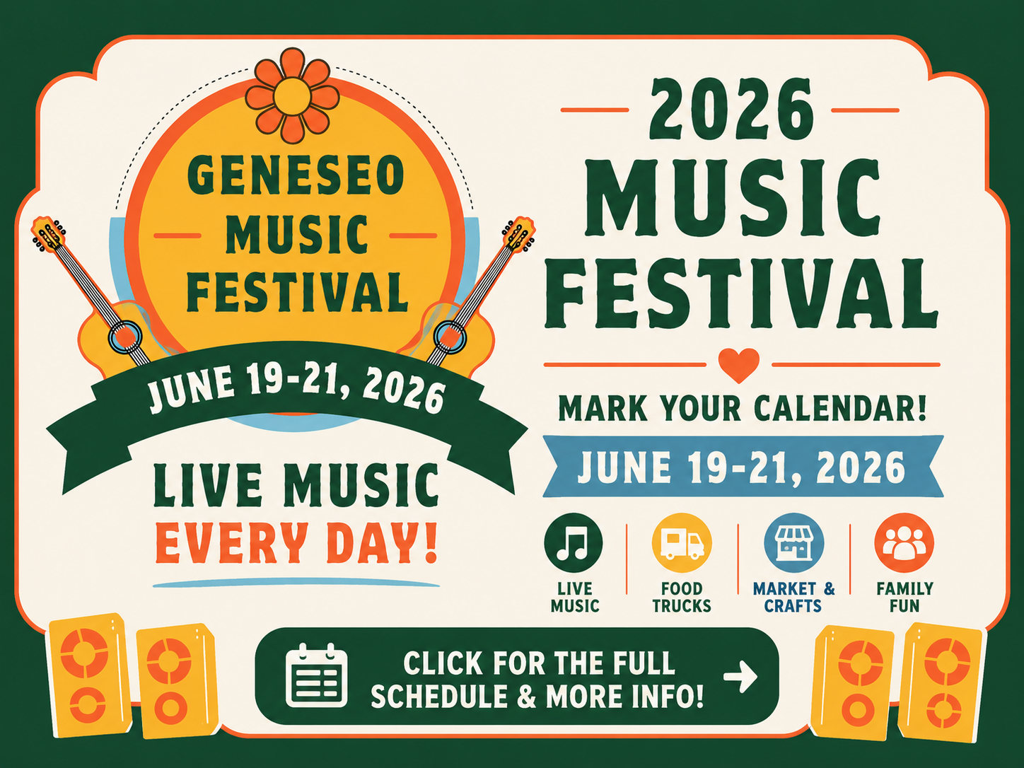Geneseo Chamber of Commerce Announces 2026 Geneseo Music Festival