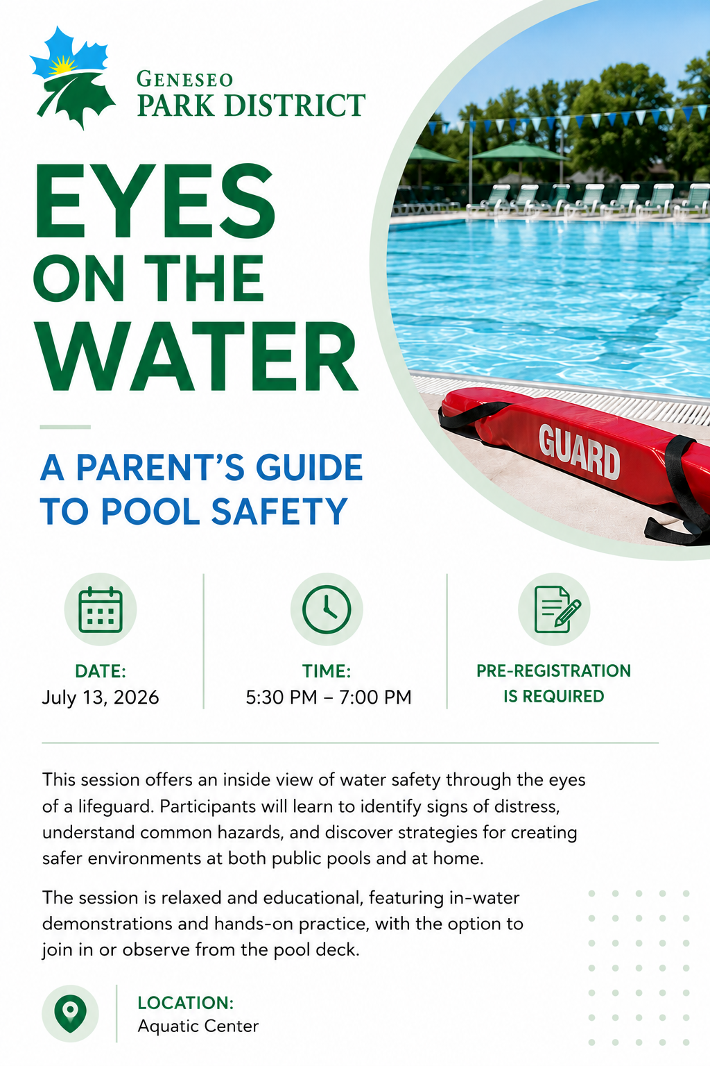 Eyes on the Water: Parent Class