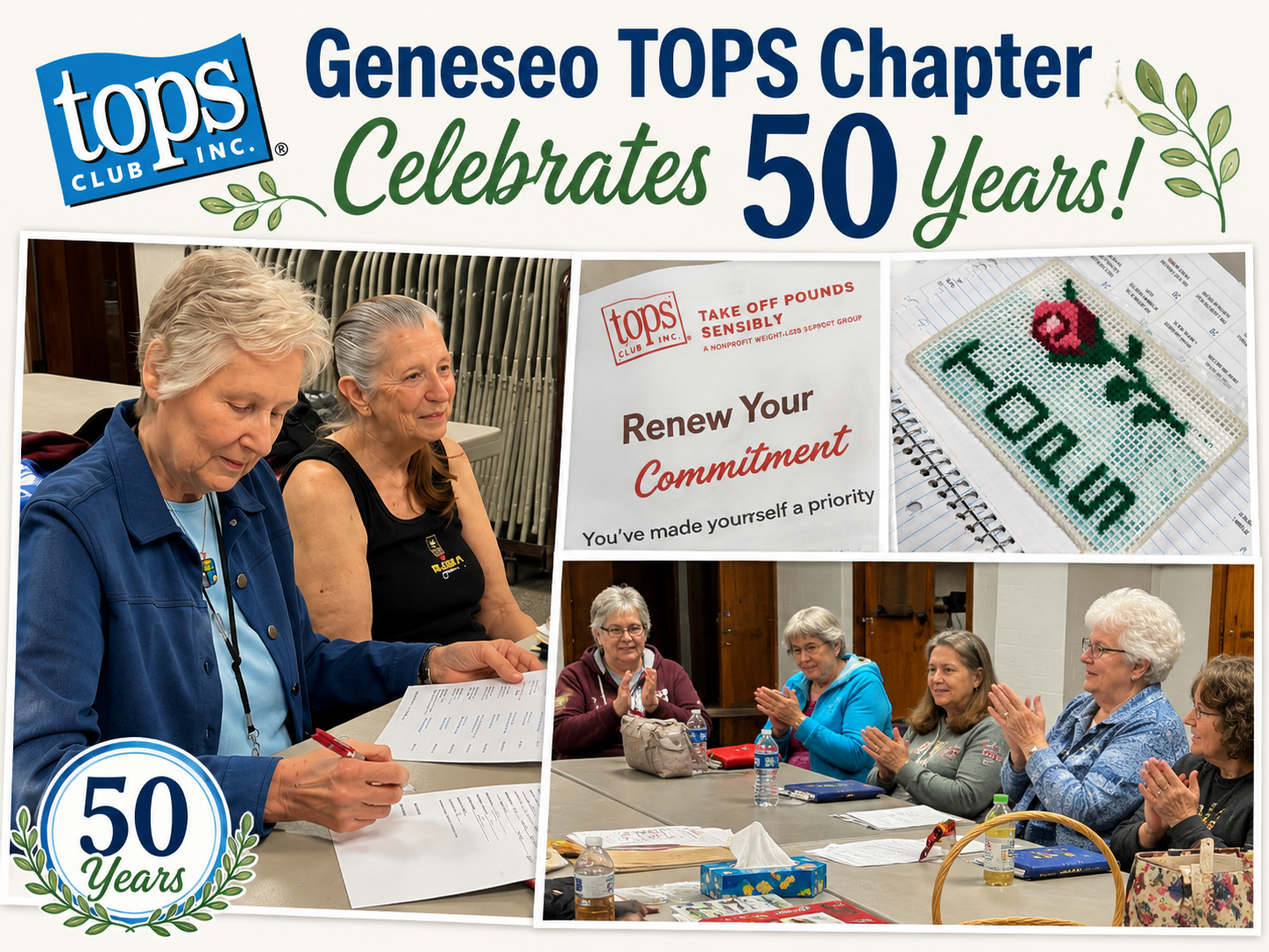 Geneseo TOPS Chapter Celebrates 50 Years of Support &amp; Success