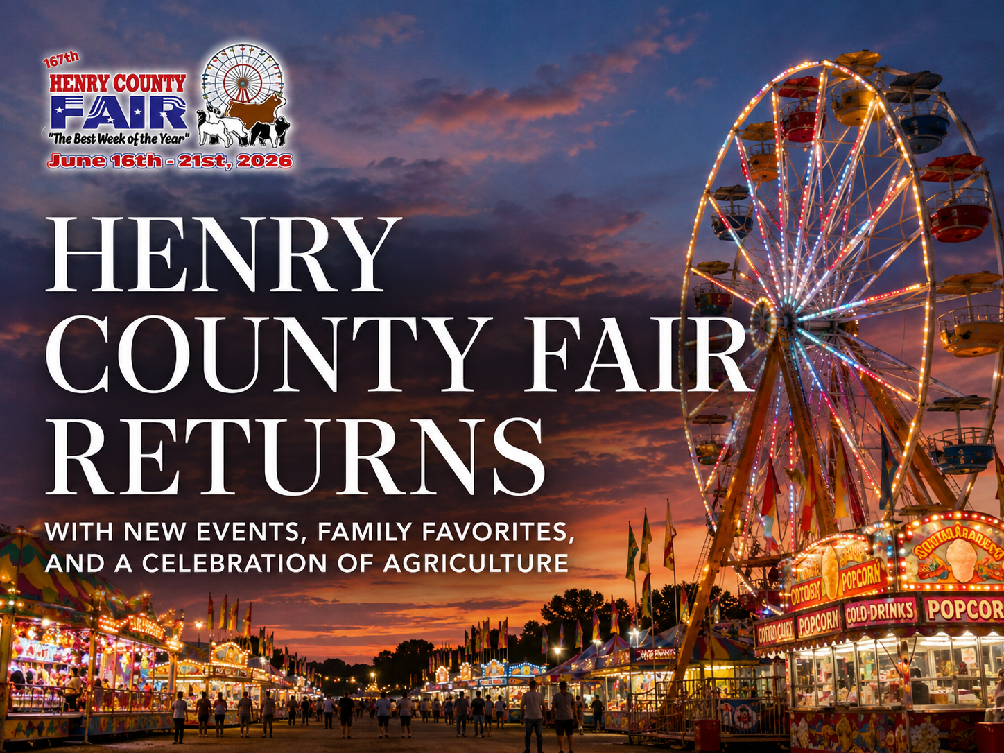 Henry County Fair Returns With New Events, Family Favorites, and a Celebration of Agriculture