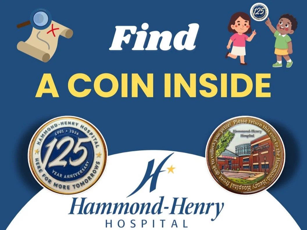 Hospital Sponsors Coin Hunt as Part of 125 Anniversary Celebration