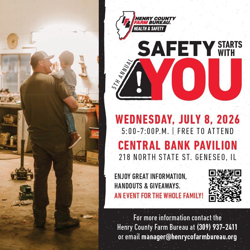 Farm Bureau to Host Free "Safety Starts With You" Event in Geneseo