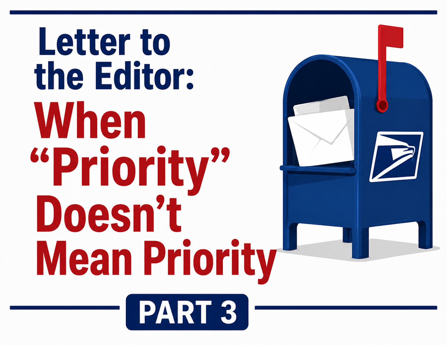 Letter to the Editor: When "Priority" Doesn't Mean Priority