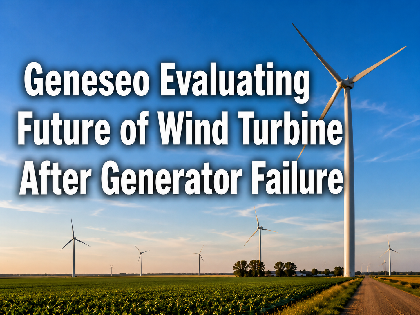 Geneseo Evaluating Future of Wind Turbine After Generator Failure