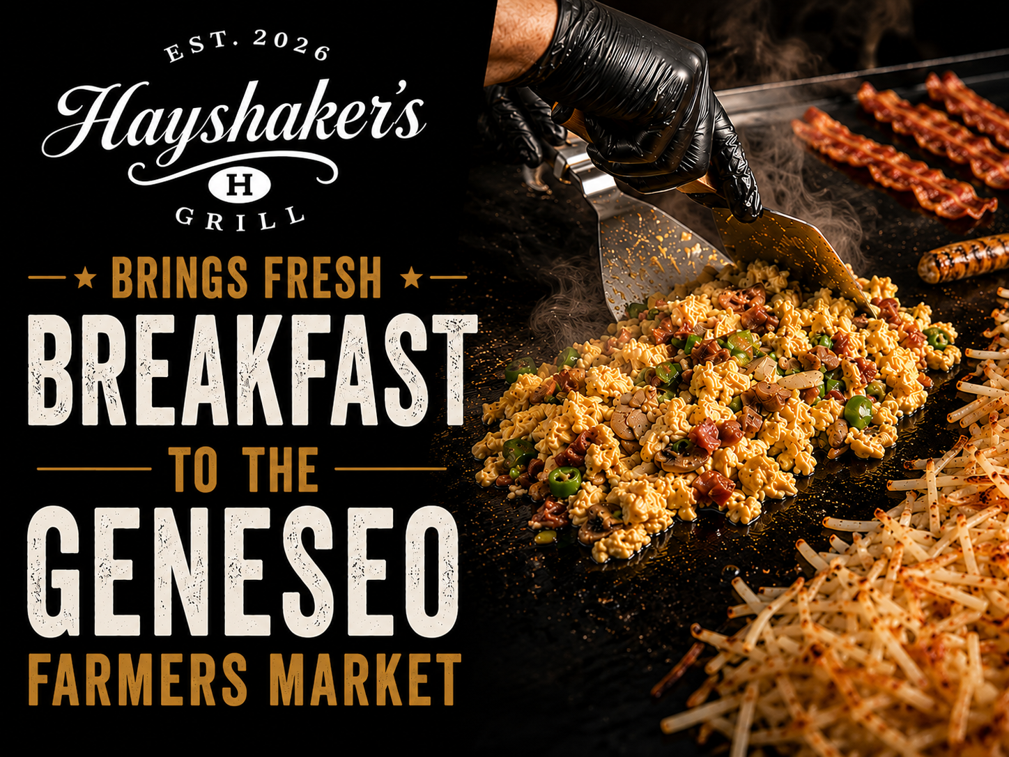 Hayshaker's Grill Brings Fresh Breakfast to the Geneseo Farmers Market