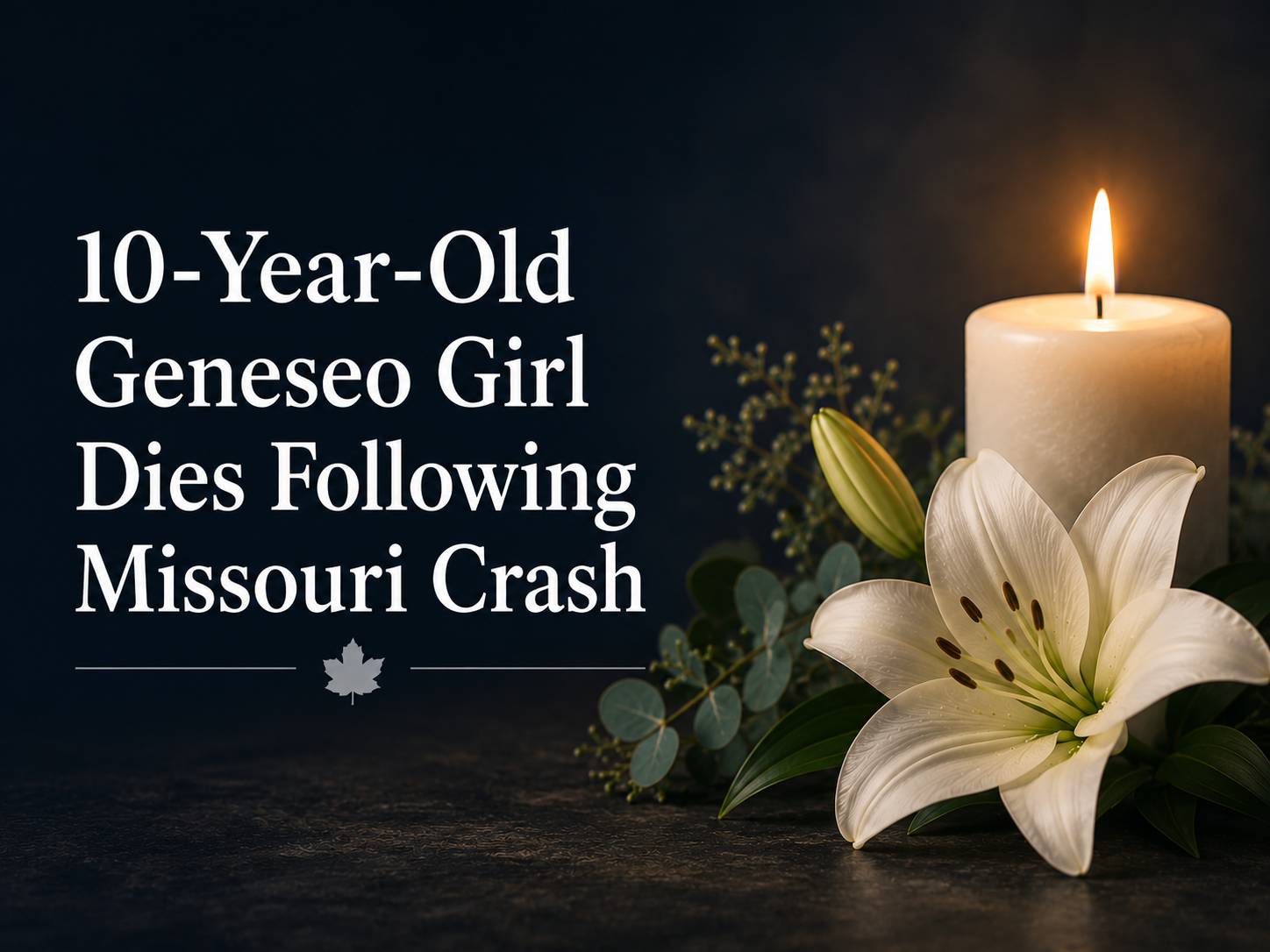 10-Year-Old Geneseo Girl Dies Following Missouri Crash