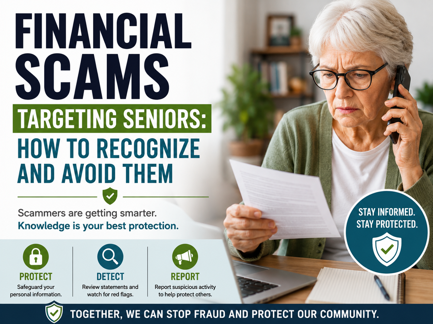Financial Scams Targeting Seniors: How to Recognize and Avoid Them
