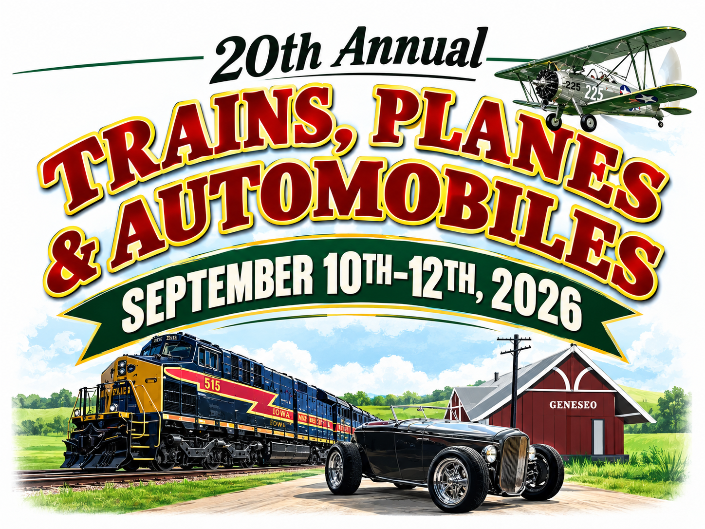 Geneseo Celebrates 20 Years of Trains, Planes &amp; Automobiles