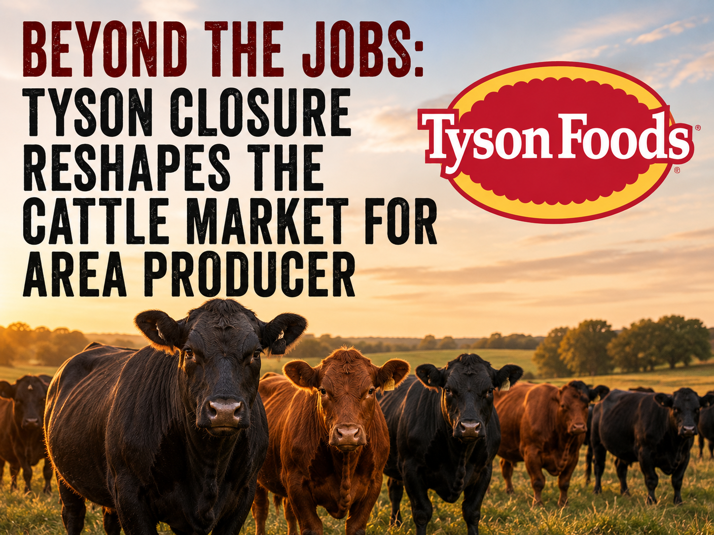 Beyond the Jobs: Tyson Closure Reshapes the Cattle Market for Area Producer